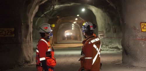 Chile Codelco mit unserer Grubenlampe