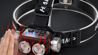 Doppelter LED-Bergbauscheinwerfer IPX4 Wasserdichter Typ-C-Ladescheinwerfer