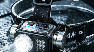 RGB-LED-Bergbauscheinwerfer Typ C, wiederaufladbarer, wasserdichter IPX4-Scheinwerfer