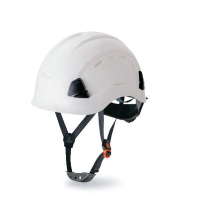 kaufen Verstellbarer ABS-Schutzhelm mit 6-Punkt-Kopfgurt und einer Größe von 53–64 cm für den Bau- und Outdoor-Schutz Online-Herstellung
