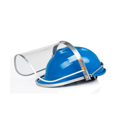 kaufen PVC-Kettensägenschutzhelm mit spritzwassergeschützter Vollgesichtsmaske und 6-Punkt-Aufhängung für Bausicherheit Online-Herstellung