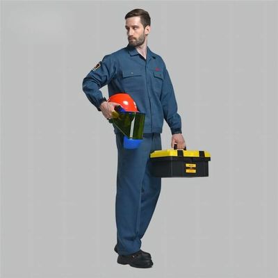 kaufen Feuerfeste Arbeits-Kleidung Elektroingenieur-Safety Work Uniformss für Bogen-grellen Schutz Online-Herstellung