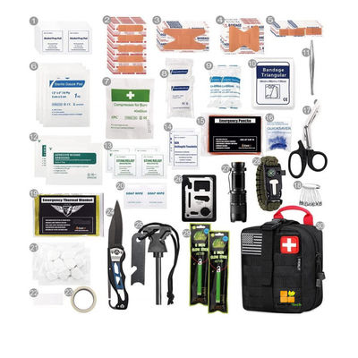 kaufen Kit Pouch Gear Outdoor Emergency-Überlebensausrüstung der ersten Hilfe der Sicherheits-ISO13485 im Freien Online-Herstellung