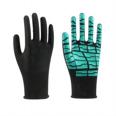 kaufen L Polyester-eingetauchter Handschuh-Gummilatex XL XXL beschichtete Messgerät der Handschuh-13 Online-Herstellung