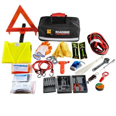 kaufen Erwachsene Automobilerste hilfe Kit Safety Car Roadside Assistance Kit With Jumper Cable Online-Herstellung
