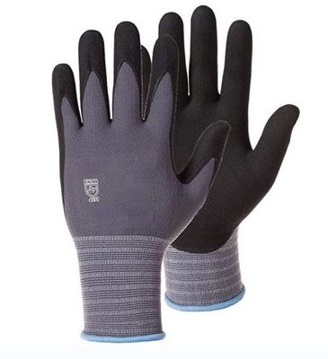 kaufen Stricken Sie Nylonarbeits-nahtlose Handschuhe Breathable wasserabweisendes XL XXL Online-Herstellung