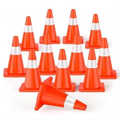 kaufen 18in 28in PVC-Verkehrssicherheits-Kegel Safery-langlebiges Gut für Fahrstraßen-Straßen-Parken Online-Herstellung