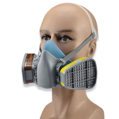 kaufen Antinebel-wischen versandende Halbmaske-Respiratoren Gas-Verteidigungs-Hälfte-Gesichts-Luft-Reinigungs-Respirator ab Online-Herstellung