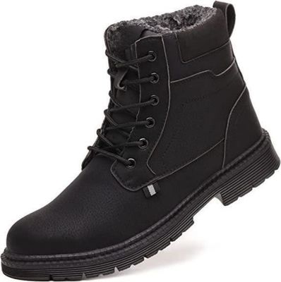 kaufen Schwarzer Beweis-kalte beständige Sicherheit des Durchbohren-EU38 lädt den Stahl Toe Winter Boots der Männer auf Online-Herstellung