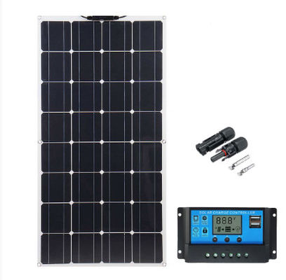 Besorgen Wasserdichtes monokristallines 100W-Solarpanel mit hoher Umwandlungseffizienz und flexiblem Design Online-Herstellung