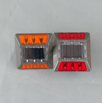 kaufen Wasserdichte Aluminium 6 LED Solar-Stud-Lampe für den Außenbereich Online-Herstellung
