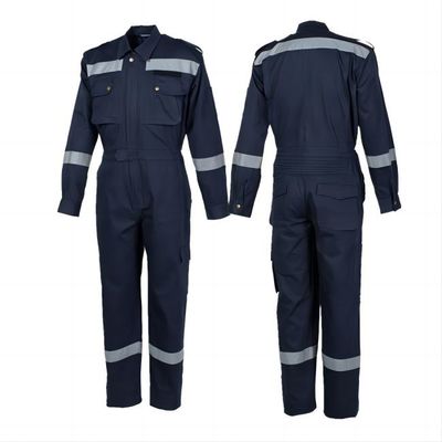 Ein guter Preis. Bequeme Baumwollsicherheits-Overall-Klage 100% krimpte feuerverzögerndes für Personenschutz vor Online