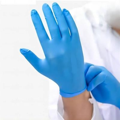 Ein guter Preis. CE-zertifizierte pulverfreie Nitrilhandschuhe mit Fingerspitzen-Griff für Arbeitssicherheit Online