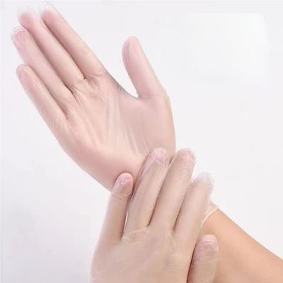 Ein guter Preis. CE-EN455 zertifizierte transparente Einweg-PVC-Handschuhe mit anpassbaren Größen für Sicherheitsarbeiten Online