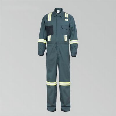 Ein guter Preis. 88% Baumwolle 12% Nylon Sicherheitsanzug NFPA 70E und 2112 Zertifiziert mit 360° reflektierendem Streifen Online