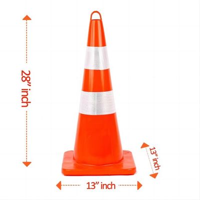 Ein guter Preis. Reflektierende Krägen Verkehrssicherheits-Kegel zu Verkehrssteuerung 350 x 350mm 1.8KG Online