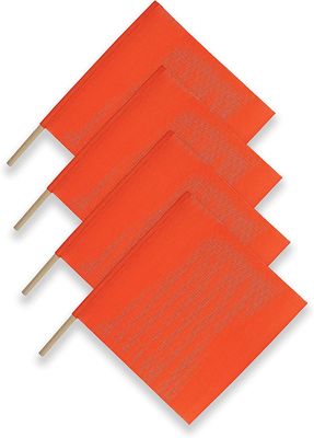 Ein guter Preis. Hohe Verkehrssicherheits-Flaggen Visiblity orange arbeiten Flagge Pole für das LKW-Lasts-Schleppen im Garten Online