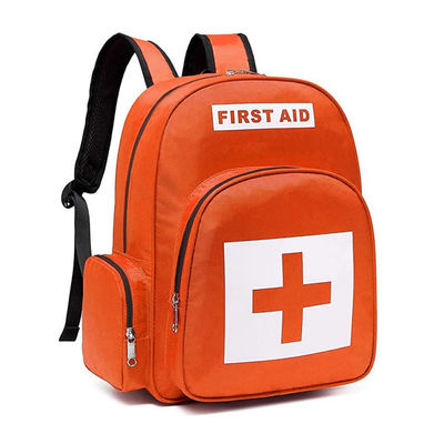 Ein guter Preis. Wasserfester medizinischer Erste-Hilfe-Rucksack aus Nylongewebe mit 9 Netztaschen für das Überleben im Notfall Online