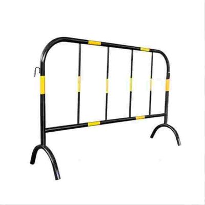 Ein guter Preis. 100cm gelbe schwarze Metallverkehrs-Straßen-Sperre Cades-Verkehrssicherheits-Zusätze mit Haken Online