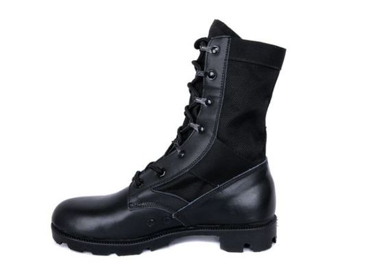 Ein guter Preis. Echte lederne taktische Stiefel des Schwarz-EUR39-47 imprägniern der schwarzen ledernen Kampf-Stiefel-Frauen Online