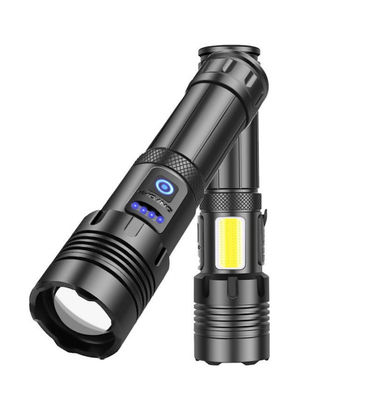 Ein guter Preis. Hochleistungs-Notfall-LED-Torche Taschenlampe Einstellbarer Schwerpunkt für Camping Online