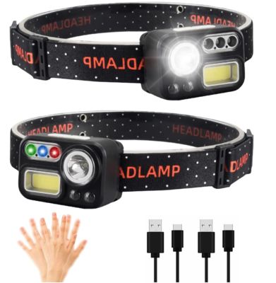 Ein guter Preis. 500 Lumens LED-Scheinwerfer mit Bewegungssensor und wiederaufladbarer Batterie für Outdoor-Aktivitäten Online