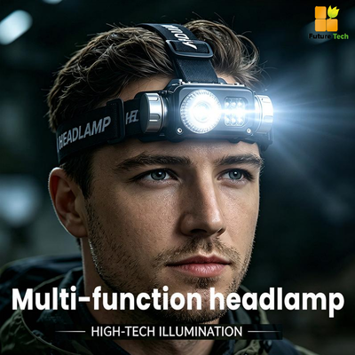 Ein guter Preis. RGB LED Stirnlampe Arbeitslicht mit Typ-C wiederaufladbar und IPX4 wasserdicht für Outdoor-Aktivitäten Online